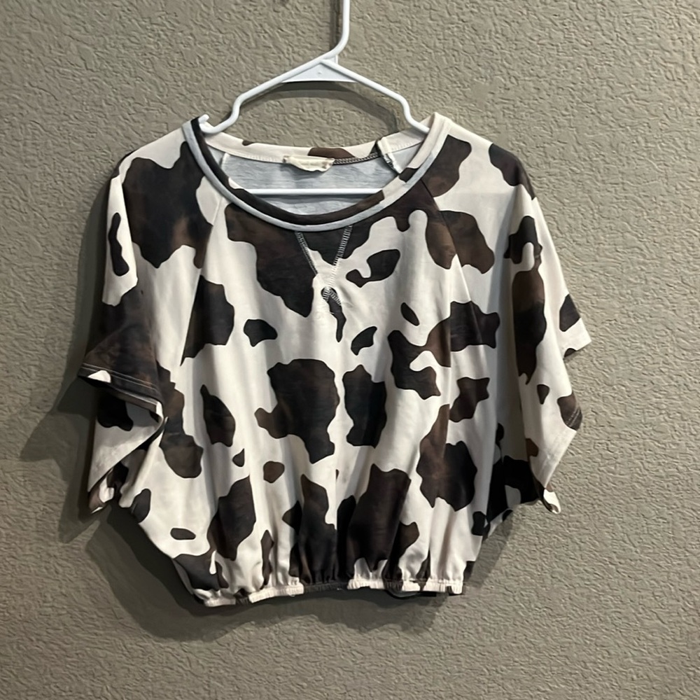 Altard state cow print top